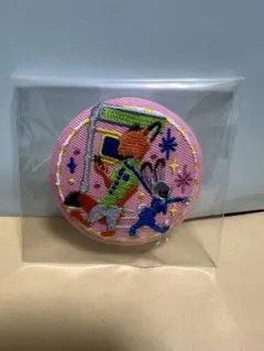 ディズニー　刺繍缶バッジ　ズートピア