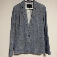 BANANA REPUBLIC テーラードジャケット ヘリンボーン リネン 4のサムネイル