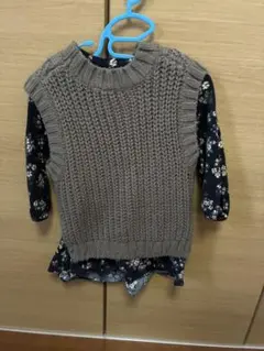 プティマイン　ワンピース&ベスト　100