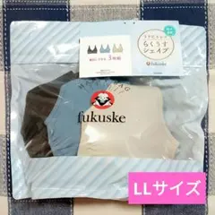 fukuske【3枚セット】福助 LLサイズ《らくにキレイ》らくうすシェイプ