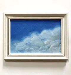 パステル画原画『山と空』｜額装済み・一点物 - メルカリ