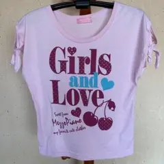 美品⭐️メゾピアノジュニア　Sサイズ(140）半袖Tシャツ　ピンク