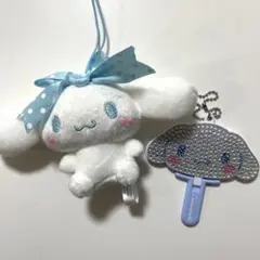 サンリオ　シナモロール　ミニミラーチャーム（デコミニチュア） ミニマスコット