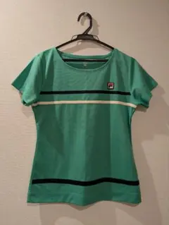 FILA フィラ 半袖 Tシャツ Lサイズ グリーン　テニスのサムネイル