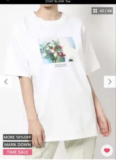 merry jenny CHAT BLANK Tee ホワイトのサムネイル