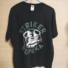 STRIKER EUREKA プリント Tシャツ ブラック L