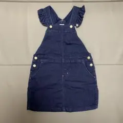 新品未使用　プチバトー　デニムジャンパースカート　5ans 110cm