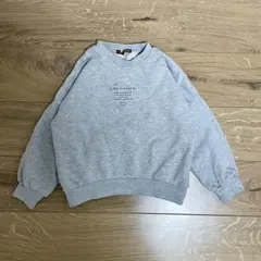 Studio mini トレーナー スウェット 裏毛 120 グレー ブリーズ