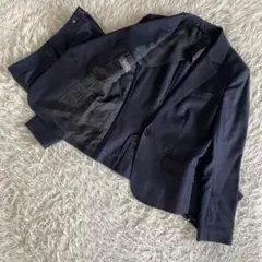 ザスーツカンパニーシー×レダ　パンツスーツセットアップ　紺×チェック　L〜XL