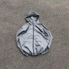 90s old uniqlo shell jacket gray archive