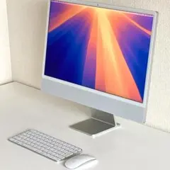 【超美品・付属品完備】iMac M3 24インチ シルバー（2024年モデル）