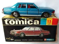 【日本製】トミカ NISSAN CEDRIC 280E BROUGHAM黒箱のサムネイル