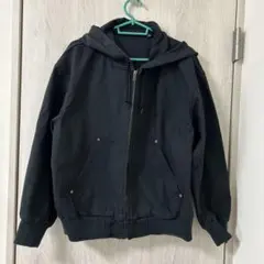 GU コットンジップアップパーカー　S