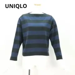 HR1561 UNIQLO ユニクロ 長袖 ボーダーロンT レディース M