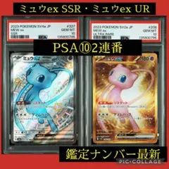 【美品～極美品】ミュウex、PSA10ミュウAR２枚 ミュウex SAR PSA10