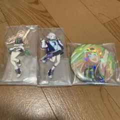 学マス 一番くじ 葛城リーリヤ アクスタ紫雲清夏 アクリルスタンド 缶バッチ