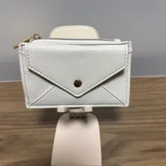 美品　ホワイト コインケース 封筒型