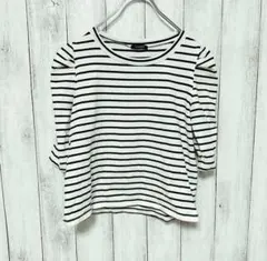 L'espoir レスポワール (MT) デサント ボーダー ホワイト ブラック