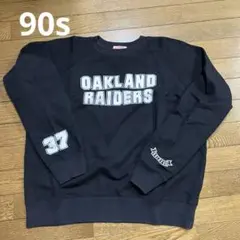 希少 OAKLAND RAIDERS レイダース スウェット ブラック L
