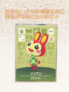 未使用.あつ森amiiboカード.リリアン
