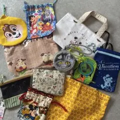 新品【まとめ売り】Disney エコバッグ トートバッグ ポーチ など