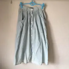 稀少AmericanApparel デニムロングスカート Lサイズ