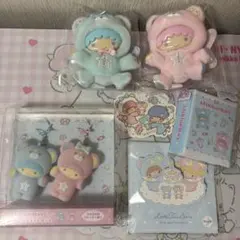 2017年パフポフ キキララ リトルツインスターズ マスコット ぬいぐるみ