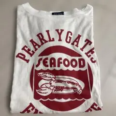PEARLY GATES 半袖Tシャツ ロブスター柄 ホワイト 0のサムネイル