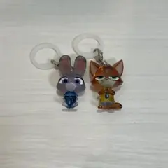 ズートピア　ニック　ジュディ　めじるしアクセサリー