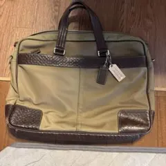 た*パ様 COACH ビジネスバッグ ベージュ/ブラウン