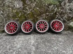 RAYS CE28 CR 16インチ100-4H鍛造ホイール タイヤセット - メルカリ