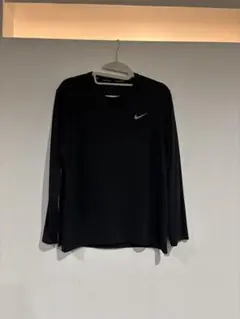 NIKE ナイキ DRI-FIT ランニング 長袖Tシャツ ブラック XL