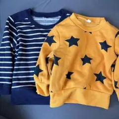 長袖裏起毛 80㌢ 2点セット