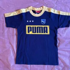 PUMA ネイビー/イエロー Tシャツ140