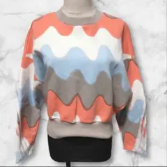 【希少美品】アディダスｘマリメッコ　コラボスウェット　カラフル　レディース