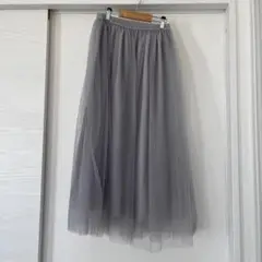 INGNI チュールスカート　グレー
