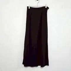 ラピーヌブランシュ マキシ丈スカート ブラック Aライン フォーマル（9号）のサムネイル
