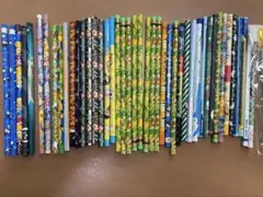カラフルキャラクター鉛筆セット 40本以上