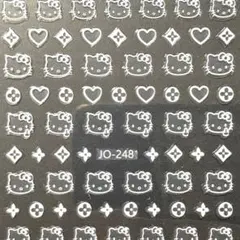 キティ 白 サンリオ ネイルシール