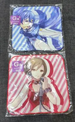 初音ミク みんなのくじ G賞 ハンドタオル 2種セット
