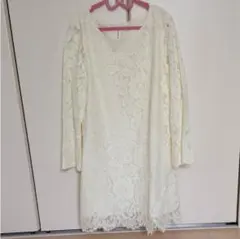 ナチュラルビューティーベーシック レースチュニック、ワンピース