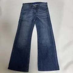 UNIQLO(ユニクロ)ダークブルー ブーツカットデニム　27インチ