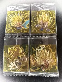 ドラゴンボール ウエハースシール　4点
