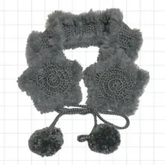 編み物　イヤーマフ　イヤーマフラー　ハンドメイド　ウィッシュコア　星