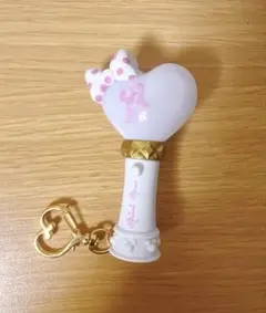 【新品未使用】シークレット ペンライトキーチェーン ミニー 白 ミニーの日