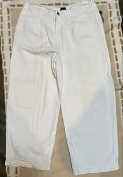 fuv ホワイト ワイドパンツ