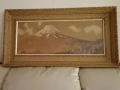 赤富士 百瀬善明 3D 立体画 風景画 絵画 日本画 富士山 盛り絵 美術品