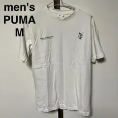 メンズ　Tシャツ　半袖　プーマ　M 白　スポーツ