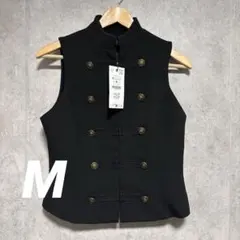 ZARA トグルボタンベスト M ナポレオンのサムネイル