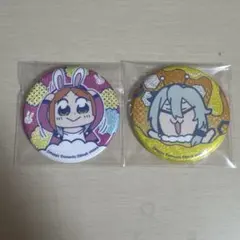 ぶくスタ グリッター缶バッジ 椎名ニキ　葵ひなた　2個セット